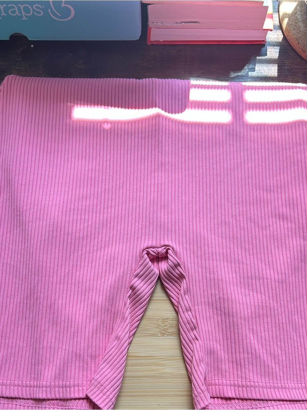 Ribbed Rompers - 3 pack! Pink, Green & Gray - Picture 4 of 4